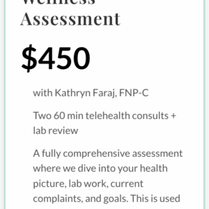 2 Visit Comprehensive Wellness Assessment